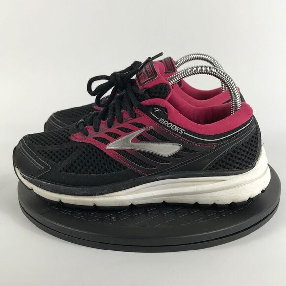 Brooks Addiction 13 Black/Pink Running Shoes 1202532B070 Women’s Size 7 2E - Picture 8 of 12